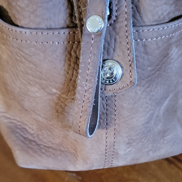 Longchamp Brown Leather Tote Bag - Picture 7 of 16